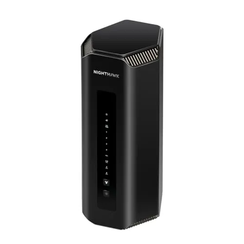 NETGEAR Nighthawk Tri-Band WiFi 7-Router RS700 - Ultraschnelle WLAN-Geschwindigkeit bis zu 19 GBit/s, 325 m Abdeckung und integrierter NETGEAR Armor für optimalen Schutz