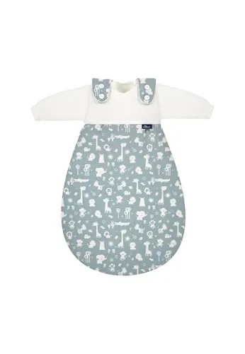 Alvi Baby-Mäxchen 3-teilig Baumwolle Schlafsack Set, 2.5 TOG, für Sommer und Winter - Praktisches 3-teiliges Schlafsystem für Babys, bietet viel Strampelfreiheit und wächst mit. Ideal für warme Sommernächte und kalte Wintertage, aus zertifizierter, atmungsaktiver Baumwolle.