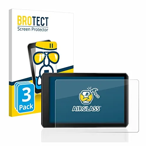 BROTECT Schutzglas für Garmin zumo XT2 (3 Stück) Schutzfolie Panzer Folie Glas [Extrem Kratzfest 9H, Anti-Fingerprint, Ultra-Transparent]