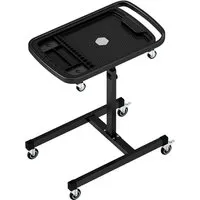 Costway 2-in-1 Rollbarer Werkzeugtisch bis 60 kg - Vielseitiger, höhenverstellbarer Werkzeugtisch mit abnehmbarem Tablett und 8 praktischen Rollen für optimale Mobilität. Ideal für Werkstätten und Garagen, sorgt für Ordnung und Effizienz bei der Arbeit.