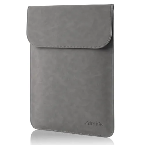 Allinside 13 Zoll Hülle Tasche wasserdichte Laptophülle für MacBook Air 13 2018-2024 (A1932 A2179 A2337 M1)/ MacBook Pro 13 2016-2024 (A2338 M1 A2251 A2289 A2159 A1989 A1706 A1708), Grau