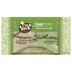 LOLO PETS Kuchen für Hund "Happy Birthday" Fleisch und Gemüse 250G