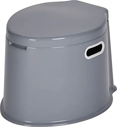 Berger Eimertoilette 7 Liter - Campingtoilette, tragbare und umweltfreundliche Lösung mit komfortablem Sitz und herausnehmbarem Eimer – ideal für Camping und unterwegs.