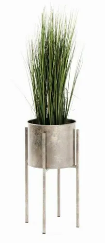 Xxxl Blumenständer aus Bronze, 27x51 cm - Pflanzenkästen & Spaliere – Stilvolle Blumensäule aus robustem Metall mit Shabby-Look, ideal für bis zu 8 kg Pflanzen und perfekt für Ihr Wohnzimmer.