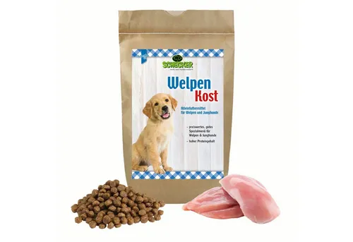Schecker Schecker Trockenfutter Welpen Kost Huhn, Hauptfutter für: Hunde, Ohne Farbstoffe, ohne Konservierungsstoffe