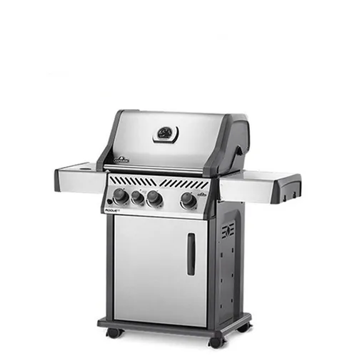 Napoleon Gasgrill Rogue XT425 Edelstahl mit Sizzle Zone - Hochwertiger Standgrill aus Edelstahl mit klappbarer Sizzle Zone. Ideal für Grillfans, die Flexibilität und große Grillfläche schätzen. Perfekt für gesellige BBQ-Abende!