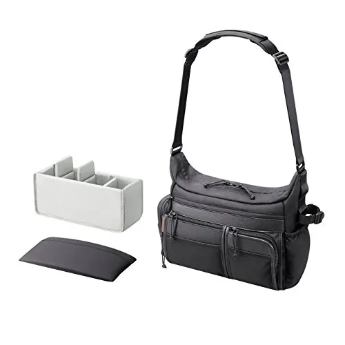 Sony LCS-PSC7 Gepolsterte Tragetasche für A7 Serie - Kamerataschen mit maßgeschneiderten Innentaschen für Tablet-PCs und Speicherkarten, ideal für Fotografen, die ihre Ausrüstung sicher transportieren möchten.