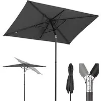 Sekey 200 × 125 cm Sonnenschirm - Windfest und Kippbar für Balkon & Garten - Sonnenschirm 200 × 125 cm, robustes Metallgestell, UV-Schutz UPF 50+, ideal für windige Tage und lange Haltbarkeit. Perfekt für Balkon, Terrasse und Garten.
