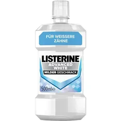 Listerine Advanced White Mundspülung - Mundspülung für weißere Zähne in nur einer Woche, mit nicht abrasiver Aufhellungstechnologie und Fluorid zur Stärkung der Zähne.
