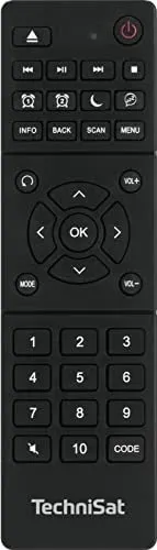 TechniSat TECHNICONTROL DAB+ | Lernfähige Universalfernbedienung für DAB+ Digitalradios - Die TECHNICONTROL DAB+ ermöglicht komfortables Steuern von DAB+ Geräten. Mit lernfähiger Funktion und übersichtlicher Bedienung ist sie ideal für Radiobegeisterte, die mehrere Geräte nutzen.