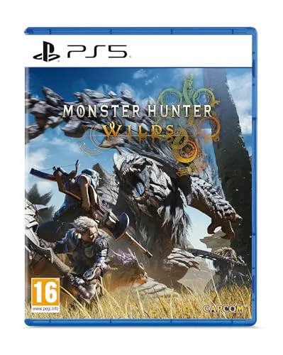 Monster Hunter Wilds - PS5 [EU Version] - Spiele für PlayStation 5, erlebe eine dynamische Welt mit extremen Wetterbedingungen und jage mächtige Monster, während du deine Jagdfähigkeiten im Fokusmodus verfeinerst.