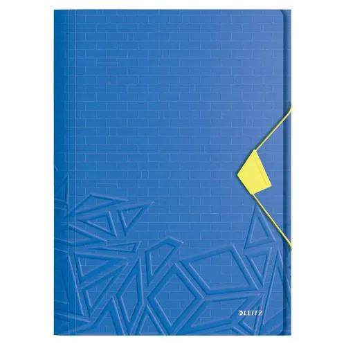 Leitz Urban Chic Eckspannermappe DIN A4 PP blau Fassungsvermögen ca. 150 Blatt