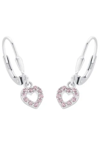 Prinzessin Lillifee Paar Ohrhänger 2036433 - Ohrhänger für Mädchen aus hochwertigem 925 Sterling Silber, veredelt mit Rhodium und funkelnden Zirkonia, ideal als Geschenk für kleine Prinzessinnen zu besonderen Anlässen.