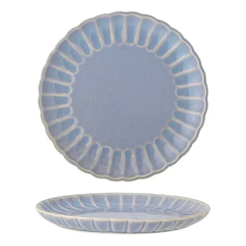 Bloomingville Kuchenteller LATINA Hellblau 20 cm Keramik Teller