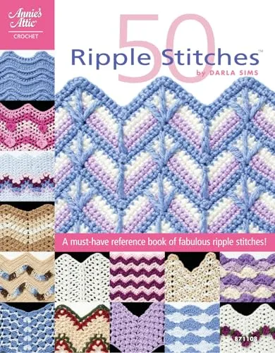 Ripple Stitches: A Must-Have Reference Book of Fabulous Ripple Stitches (Annie's Attic: Crochet) 50