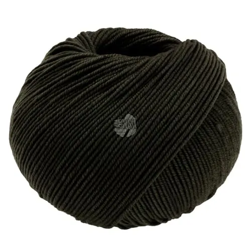 LANA GROSSA Cool Wool Uni - Extrafeine Merinowolle 50g, waschmaschinenfest und filzfrei für kreative Strickprojekte