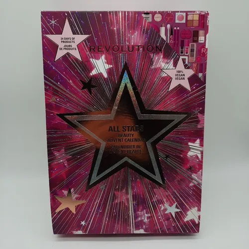 REVOLUTION Beauty Makeup Advent Calendar 2025 - Kosmetik-Adventskalender mit 24 Must-have-Produkten für Lippen, Augen und Gesicht – ideal für Beauty-Liebhaber, tierversuchsfrei und vegan.