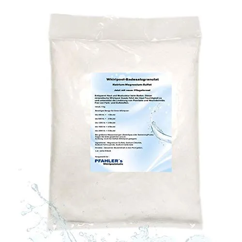 Whirlpool Salz Badesalz-Granulat Badesalz für Whirlpool Swim Spa Pool Badesalzgranulat 4Kg Magnesium-Sulfat