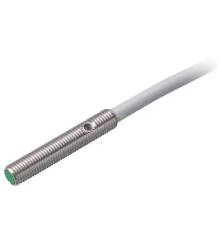 Pepperl+Fuchs Induktiver Sensor NBB1-4GM22-E2 - Präziser induktiver Sensor für metallische Ziele, ideal für industrielle Anwendungen. Kompakte Bauform mit 4 mm Durchmesser und 22 mm Länge, zuverlässig in der Nutzung.