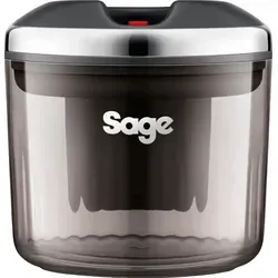 SAGE SEA503NEUOZEU1 The Puck Sucker - Pucksauger in Transparent Schwarz, aus robustem Polycarbonat für perfekten Kaffeegenuss