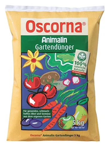 Oscorna Animalin Gartendünger 10,5kg - Bio Universaldünger für gesunde Pflanzen - Dünger für Obst, Gemüse und Blumen, biologisch und mit Langzeitwirkung für nachhaltiges Wachstum.