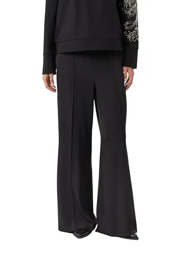 comma Hose - Loose Fit mit Elastikbund - Damen-Hosen mit Mid rise-Bundhöhe und regulärer Beinlänge, ideal für Komfort und Style mit praktischen Eingrifftaschen.