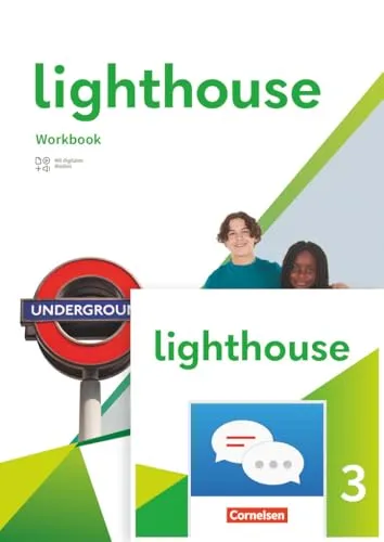 Lighthouse - General Edition - Band 3: 7. Schuljahr: Workbook mit Audios, Erklärfilmen und Lösungen - plus Zugangscode zu interaktivem Kompetenztraining in ChatClass