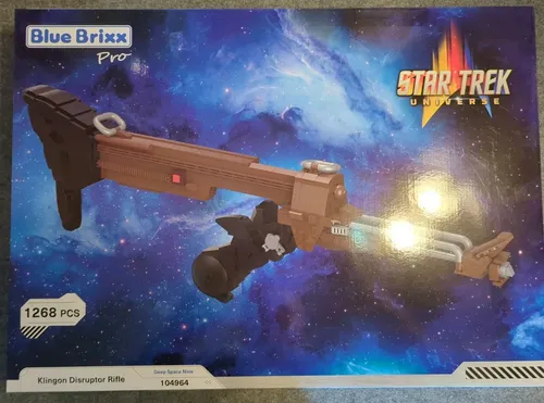BlueBrixx 104964 Star Trek Klingon Disruptor Rifle - NEU OVP
