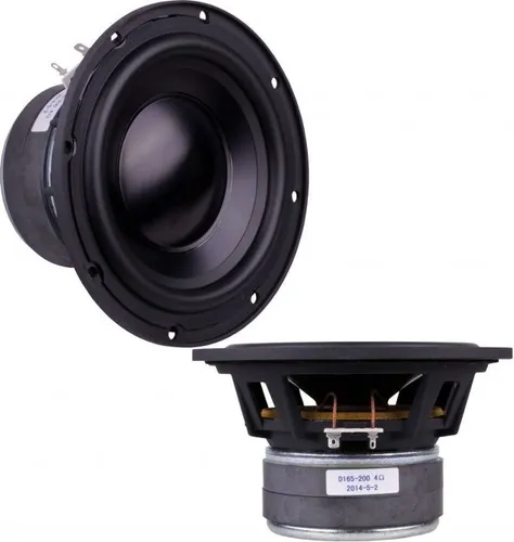 Reckhorn D-165i / 1 x Subwoofer Chassis Auto Einbaulautsprecher 175 mm, 6.5 Tieftöner zum selberbauen Homehifi Hifi Lautsprecherchassis