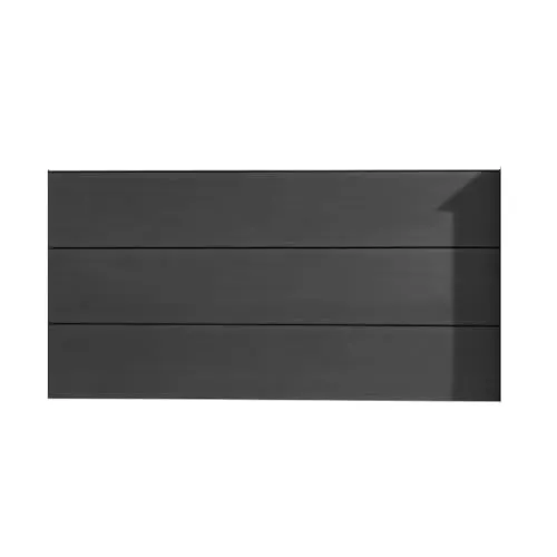 HORI Sichtschutzzaun XXL WPC Sichtschutz Gartenzaun Lamellenzaun, 180 x 90 cm - Anthrazit - Halbhohes Sichtschutzelement 180 × 90 cm aus robustem WPC bietet elegante Privatsphäre und passt ideal in jeden Garten. Wetterfest und langlebig, sorgt es für eine ansprechende Holzoptik ohne Pflegeaufwand.