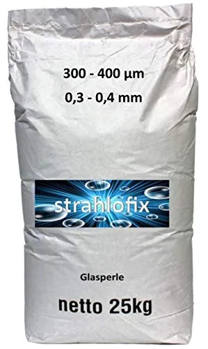 Strahlmittel Glasperlen Strahlglasperlen (300-400 µm) 25 kg
