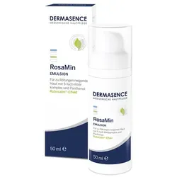 Dermasence Rosamin Emulsion - Leichte gefäßstärkende Emulsion für empfindliche Haut, beugt Rötungen und Entzündungen vor und stärkt die Hautbarriere.