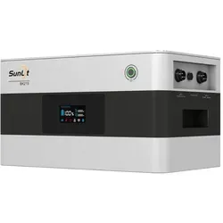 Sunlit Kopfspeicher BK215 2150 Wh für Balkonkraftwerk - Powerstation mit 2150 Wh Kapazität, ideal zur Speicherung von solarer Energie für den effizienten Einsatz im Haushalt.