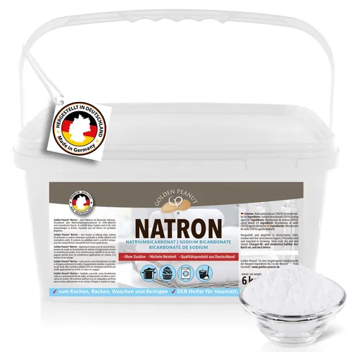 Natron 6 kg Natriumhydrogencarbonat Natriumbicarbonat Backsoda Haushaltshelfer
