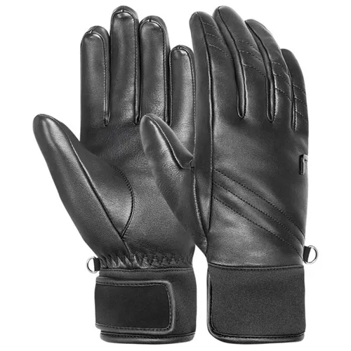 Reusch Jodie black (7700) 7 - Elegante Outdoor Handschuhe - Unisex Outdoor Handschuhe aus hochwertigem Leder mit PrimaLoft Gold-Isolierung für außergewöhnliche Wärme und Stil bei kaltem Wetter.