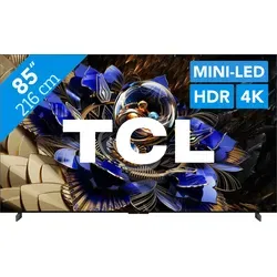 TCL 85 Zoll QD Mini-LED X11K 4K (2025) - Hellstes TV-Erlebnis - Fernseher mit Mini-LED Local Dimming für realistische Bilder und starken Kontrast. Ideal für helle Räume dank entspiegelter Schicht und Quantum Dots für brillante Farben.