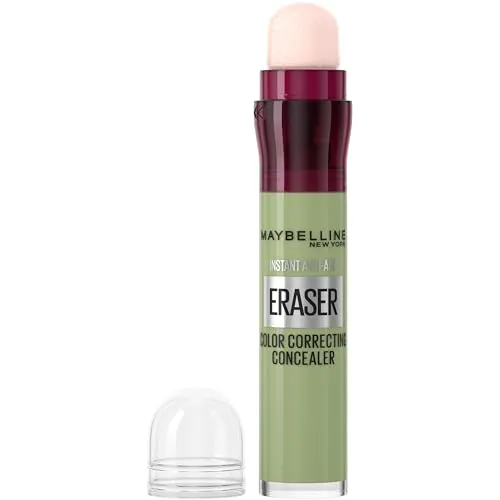 Maybelline New York - Concealer für Augenringe, Taschen und Unreinheiten, Farbe: Grün
