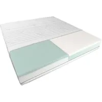 AM Qualitätsmatratzen Premium 7-Zonen Partnermatratze 140x200 cm - H1 & H4 - Optimal für Paare: Die 7-Zonen Taschenfederkernmatratze mit 480 Federn pro 2 m² bietet individuelle Härtegrade für einen erholsamen Schlaf. Hochwertiger Bezug mit Klimafaser für ein angenehmes Schlafklima.