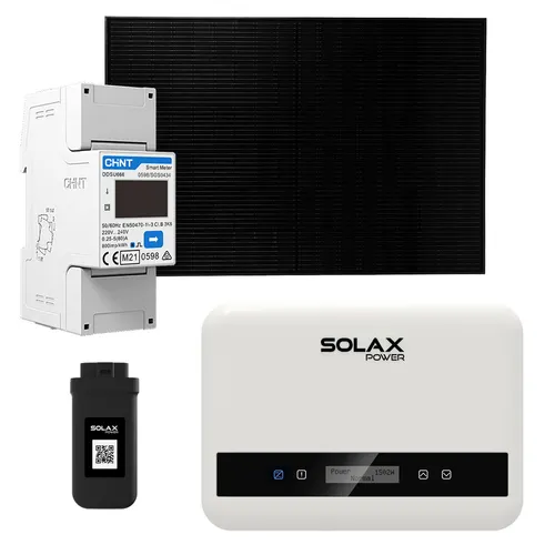 Solax 1,5kWp Mini PV-Anlage mit X1 G4 und 1600W Solarpanele - Solaranlage mit WiFi-Funktion für einfache Überwachung, ideal zur Reduzierung der Stromkosten und Förderung der nachhaltigen Energieerzeugung.