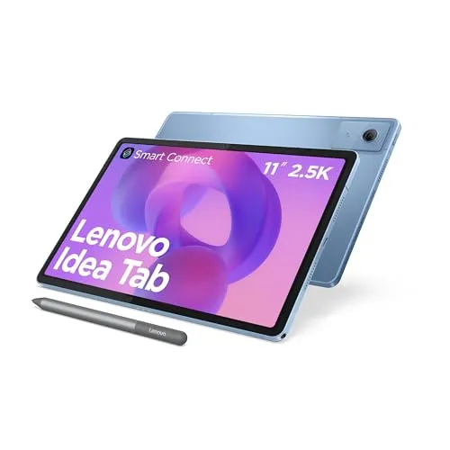 Lenovo Idea Tab 11" – 2.5K Display, MediaTek Dimensity 6300 - Tablets: Leicht und leistungsstark mit 8GB RAM, 128GB Speicher und Dolby Atmos für beeindruckenden Klang – inklusive Lenovo Tab Pen für kreative Anwendungen.