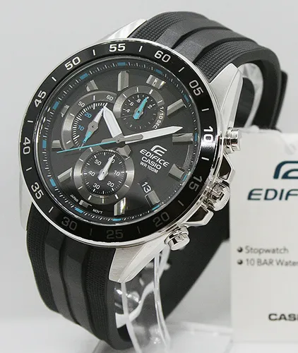 CASIO EDIFICE Quarzuhr EFV-550P-1AVUEF - Armbanduhren mit 100m Wasserdichtigkeit und robustem Edelstahl-Gehäuse, ideal für aktive Männer, die Stil und Funktionalität schätzen.