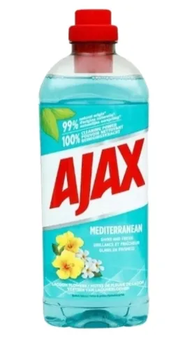 AJAX Duft Bodenreiniger Türkis 1L Behälter