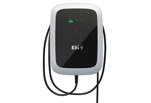 Elli Charger Pro - 11kW Wallbox mit 7,5m Kabel - Wallbox für Elektroautos mit 7,5m Kabel, 11kW Ladeleistung, wetterfest und mit App-Steuerung. Ideal für Privathaushalte.