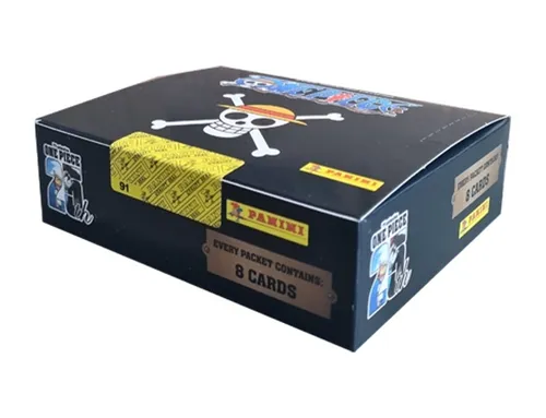Panini Cards - One Piece 25. Geburtstag Box mit 18 Hüllen, 144 Karten zum Jubiläum der Strohhut-Crew sammeln und erleben
