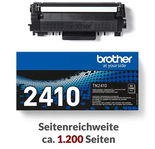 Brother Toner TN-2420TWIN schwarz - Originaltoner für Brother Drucker, 2 x 3.000 Seiten Kapazität, ideal für hochvolumige Druckaufträge