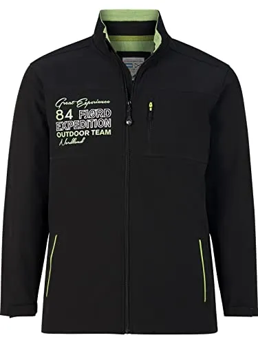 Jan Vanderstorm Herren Softshelljacke Teemu schwarz 60