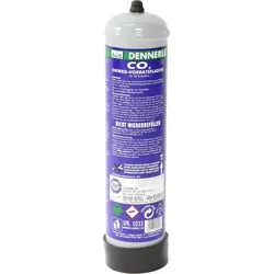 DENNERLE Comfort CO2-Depot Einwegflasche 500g - Vorratsflasche für CO2-Düngung, ideal für gesunde Aquarienpflanzen