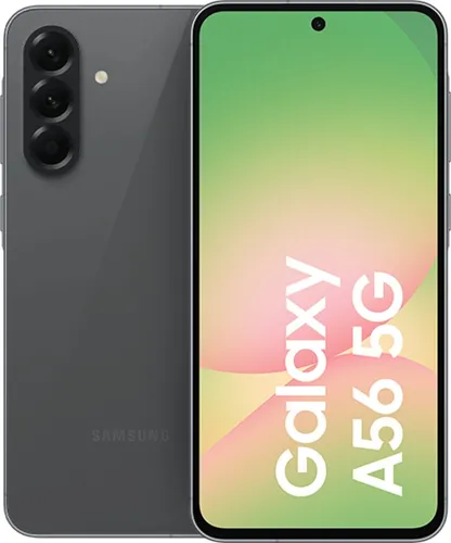 Samsung Galaxy A56 - 256GB - Awesome Graphite - 5G Smartphone - Handys & Smartphones mit 256 GB Speicher, 8 GB RAM und 5G Unterstützung für blitzschnelle Internetverbindungen.