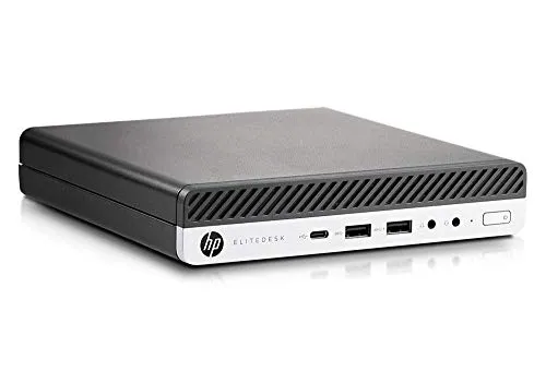 HP EliteDesk 800 G4 Desktop Mini Intel Core i5 8500T 256GB SSD Festplatte 8GB Speicher Windows 11 Home inkl. Software Paket Computer Mini PC (Generalüberholt)