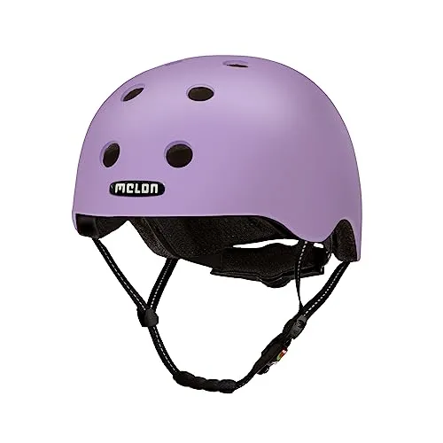 Melon »Venice« Fahrradhelm – Leicht, Cool und Sicher für die ganze Familie - Fahrradhelme – Maximaler Schutz in Größe XL-XXL (52-58 cm), stylisches lila violett im Pastell-Look, ideal für Damen, Herren und Kinder.